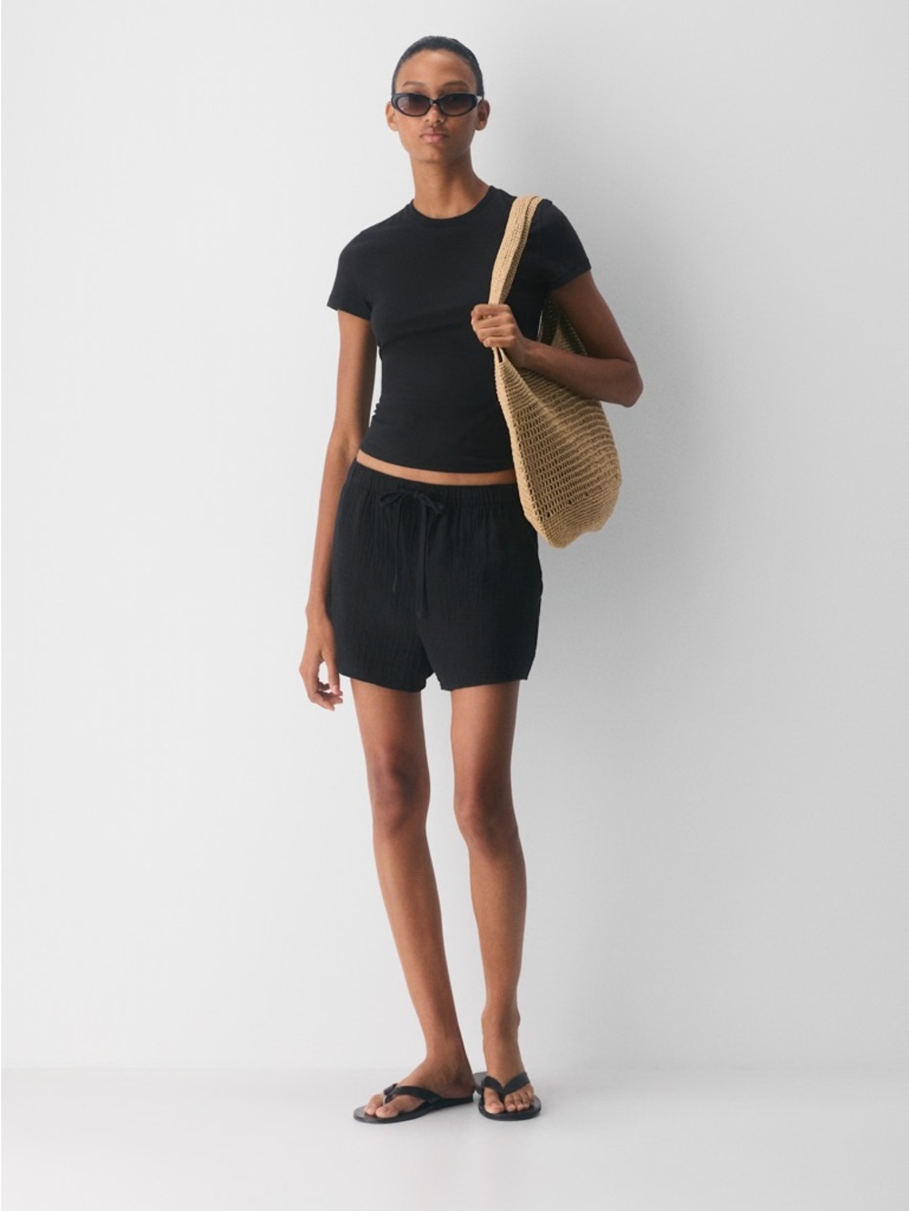 Little Moon Black Sail Shorts - Aritzia